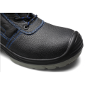 Steel toe and lacing up work shoes with water proof for men safety shoes